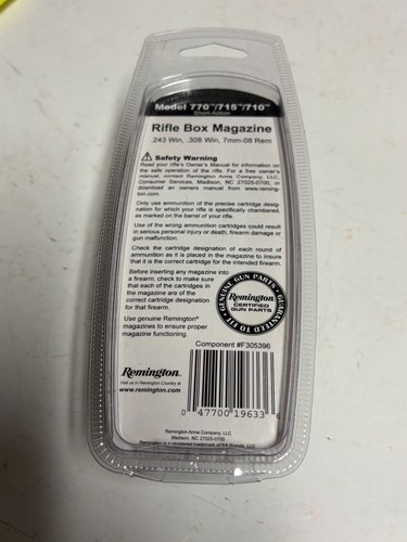 Remington Model 770 715 710 Magazine .243 Win, .308 Win, 7mm-08 Rem Short Action - Picture 3 of 4