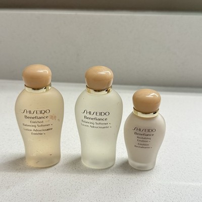 Shiseido Benefiance Enriched Balancing Softener Lotion Revitalizing Emulsion Set