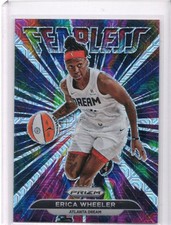 2022 Panini Prizm WNBA Erica Wheeler #8 Fearless Mojo Prizm /25 Atlanta Dream