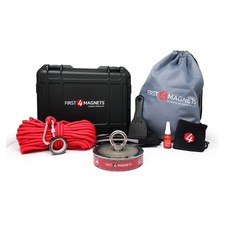 2,080kg Pull - Titan Double Eyebolt Magnet Fishing Kit, 140mm Neodymium Magnet