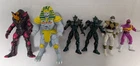 Vintage Morphin Power Rangers 6 Figure Lot
