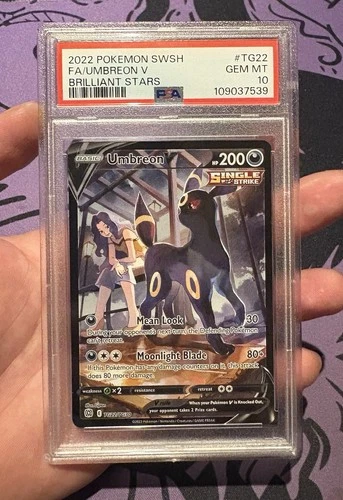 Umbreon V TG22/TG30 Swsh09: Brilliant Stars Trainer Gallery Holo