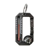 SchlüSselanhäNger, Karabinerhaken Mit Thermometer Und Kompass Von Sun Co. Hik...