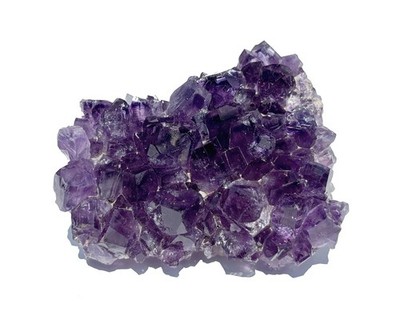 Amethyst Stufe - Amethyst Druse mit violetten Kristallen Geode Uruguay | 130 g