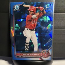 Topps 2022 Bowman Chrome Sapphire Adrian Placencia BCP-205 1st Bowman Angels MLB