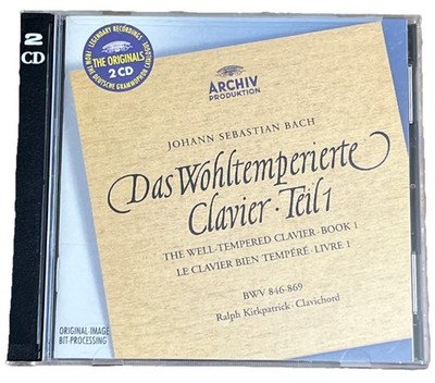 Well Tempered Clavier Book 1 by Bach / Kirkpatrick, Ralph (CD