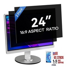  2 Pack 24 Inch Computer Privacy Screen for 16:9 2 Pack 24 Inch  16:9 Aspect  