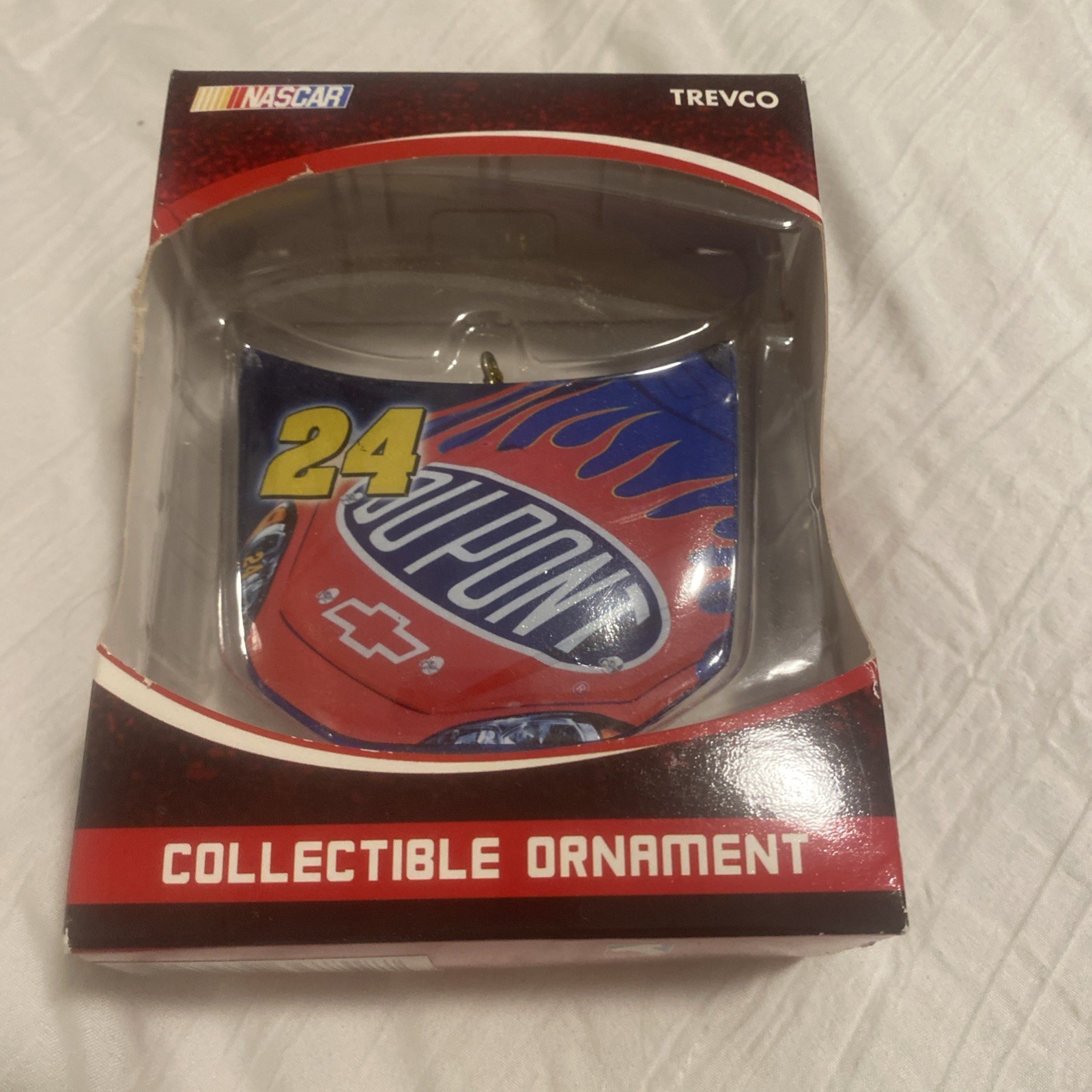 NASCAR Jeff Gordon DuPont Flame Hood Ornament