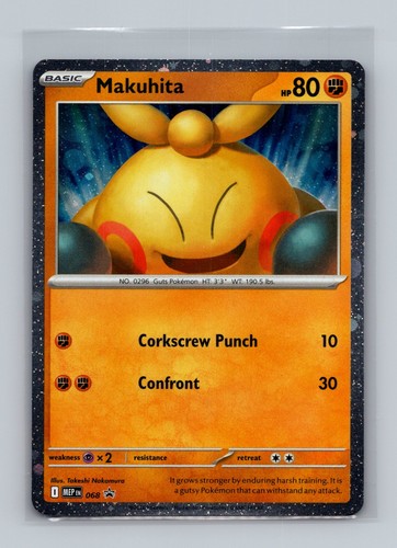 Makuhita ME: Mega Evolution Promo 068 Promo Holo Pokemon TCG Card