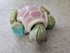 VINTAGE 1980'S FISHER PRICE SMOOSHEES SHELLY TURTLE PLUSH W/SHELL
