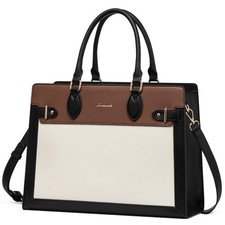 Laptop Bag for Women 15.6 Inch Work Tote, Business Computer Briefcase, Waterp...