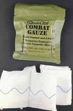 Combat Gauze QuikClot for TRAINING USE