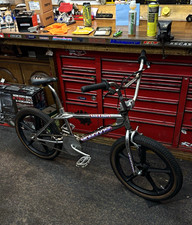 Mongoose Villain 1997 20in BMX Bike Silver/Black mag wheels gyro caliper 1sp