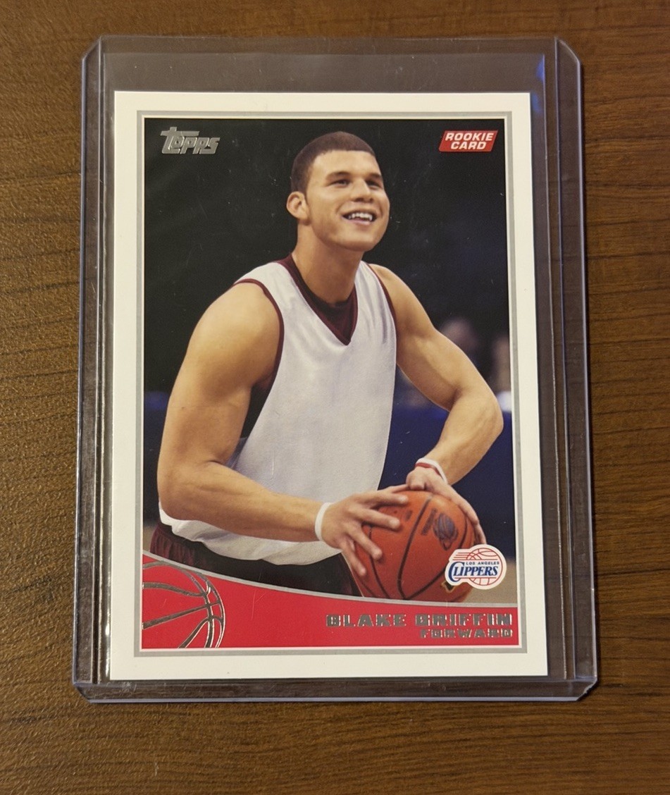 2009-10 TOPPS BLAKE GRIFFIN ROOKIE RC #316 OKLAHOMA SOONERS LA CLIPPERS NETS