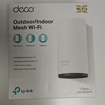 TP-Link Deco X50-Outdoor Wi-Fi 6 Mesh WLAN AX3000 Außenbereich