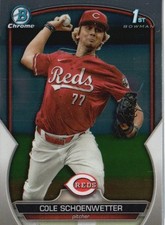 2023 Bowman Draft #BDC-116 Cole Schoenwetter Chrome