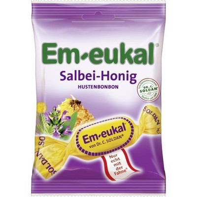 EM EUKAL Bonbons Salbei Honig zuckerhaltig 75 g