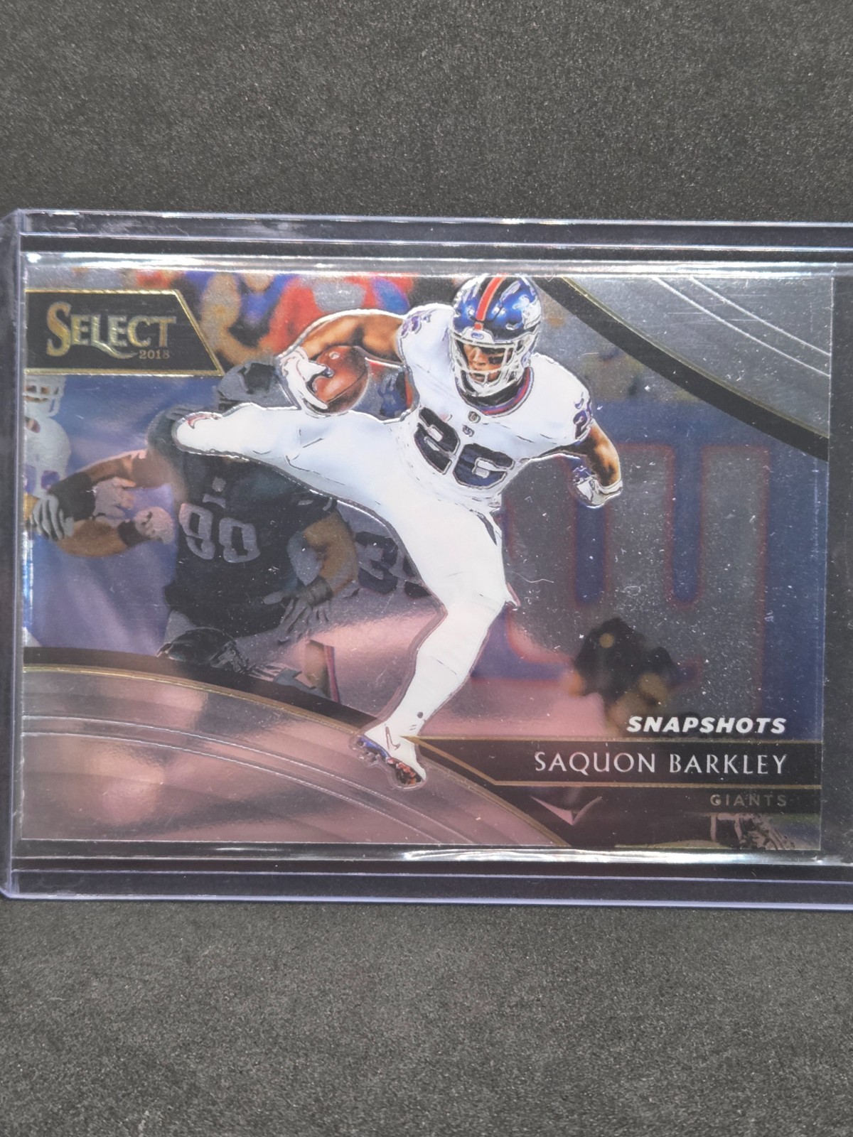 2018 Panini Select Football Saquon Barkley Rookie Snapshots #SN-16
