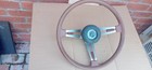 Genuine Datsun 240K Woodgrain Steering Wheel Horn Pad Excellent  Free Post