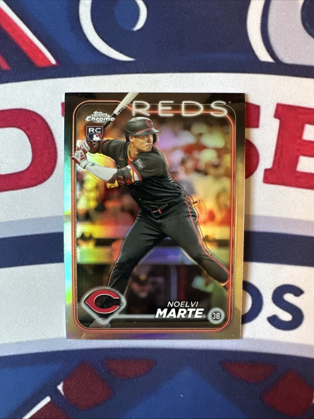 Noelvi Marte 2024 Topps Chrome Rookie Refractor #177