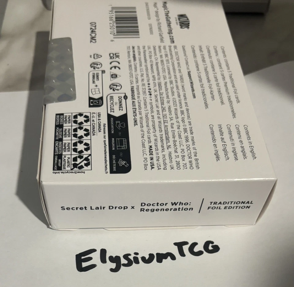 Magic The Gathering Secret Lair x Doctor Who: Regeneration Tradicional Edición Lámina Sellada Foto 3 de 3