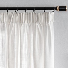 Curtains and drapes living room curtain with curling ribbon loop scarf curtain...