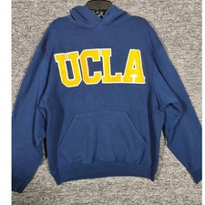Vintage UCLA Bruins Hoodie Sweatshirt Mens M Blue Basketball UCLA Gold Standard