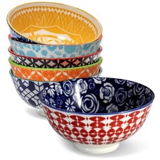 10 OZ ICE CREAM BOWLS SMALL BOWL FOR SERVING DIPS SNACK DESSERT SIDE DISH COLORF
