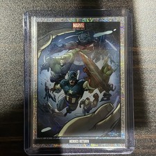 Marvel Panini Anthology 2025 Sparkle Holo Heroes Return Card 48 - 76 /300