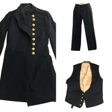1896 US Navy Named Naval Dress Officer VTG Uniform Jacket Vest Pants Spanish War