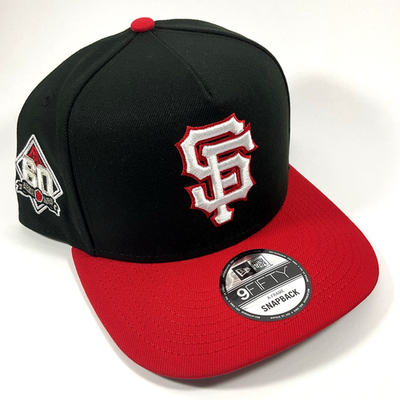 New Era San Francisco Giants Black Red Exclusive 9FIFTY A-Frame