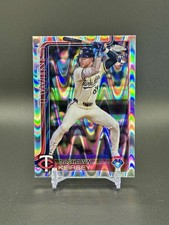2025 Topps Chrome - DaShawn Keirsey Jr. #19 RayWave Refractor RC Minnesota Twins