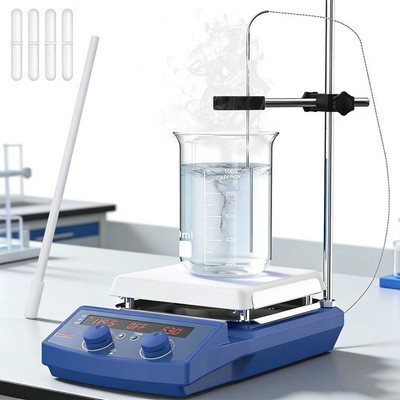 20L Magnetic Stirrer Hot Plate W/Stir Bar 50-1500Rpm Magnetic Hotplate Stirrer