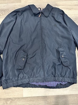Chaps Navy Zip Jacket Size 3XB/3TG