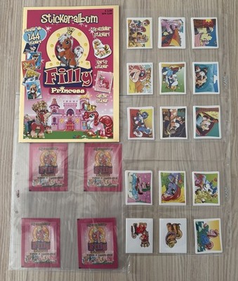 TOP MEDIA - Filly Princess Stickeralbum KOMPLETT Album + Sticker ungeklebt