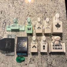 Lot Of 11 Paper Punch Tools 8 Martha Stewart 3 EK Success, Great Condition