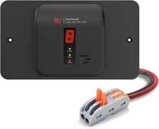 RV Propane Gas Detector, Digital Propane/LP Gas Alarm-12V DC for Motorhome Trave