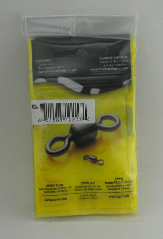 Spro SPSB01-5 Black Power Swivel Size 1 330 lb Test 5 pk - Image 2 of 3