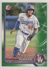 2022 Bowman Prospects Green Border /99 Wilman Diaz #BP-135 0q4s