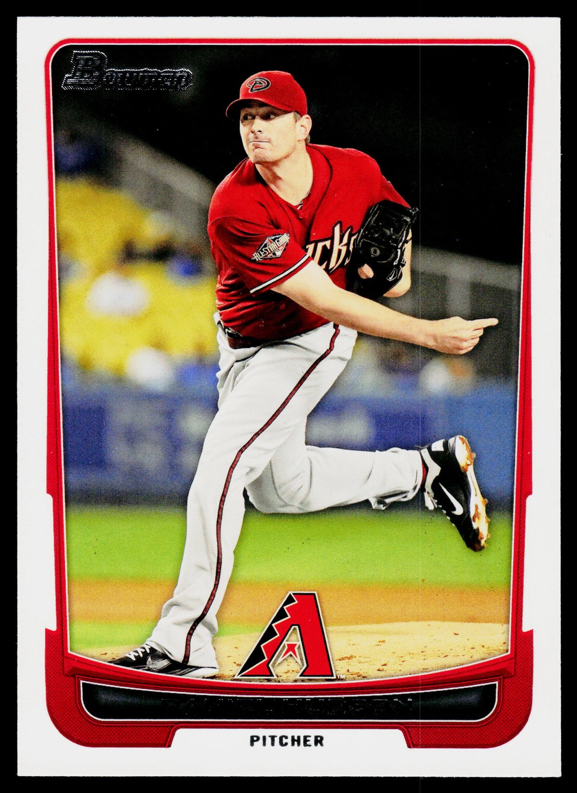 2012 Bowman: #19 Daniel Hudson Arizona Diamondbacks