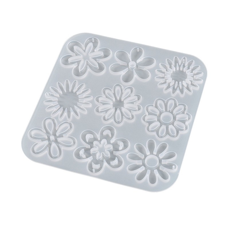 Silicone Earring Molds With Hole for DIY Resin Jewelry Making