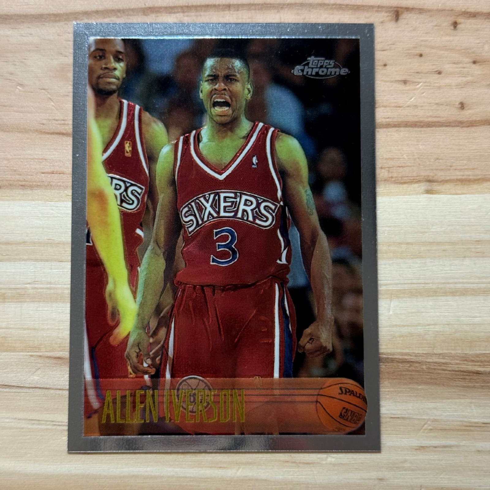 Allen Iverson 1996 Topps Chrome #171 Base Price Guide - Sports