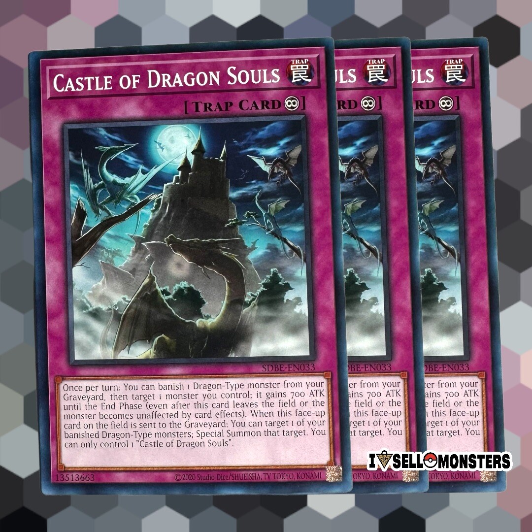 Yu-Gi-Oh! Karte 'Castle Of Dragon Souls' (SDBE-EN033) – Common, Aus Structure Deck: Saga Of Blue-Eyes White Dragon, Unlimited Edition