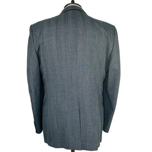Burberry London Men's Blazer sz 40R 100% Wool Gray Sports coat jacket - Picture 4 of 7