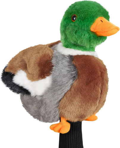 Copricapo guidatore divertente, copri mazze da golf peluche collo lungo, copricapo pilota animali - Foto 8 di 12