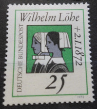 Bund Mi.- Nr. 710  postfrisch 20.1.1972 100. Todestag von Wilhelm L&ouml;he