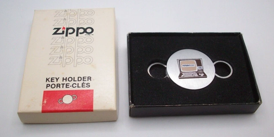 Zippo Key Ring Holder ReserVIA 1980 VIA Railway