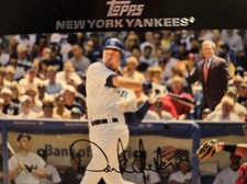 2007 Topps Derek Jeter #40 with Mickey Mantle & George Bush NM