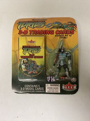 2003 FLEER TEENAGE MUTANT NINJA TURTLES 3-D TRADING CARDS SHREDDER Sealed!