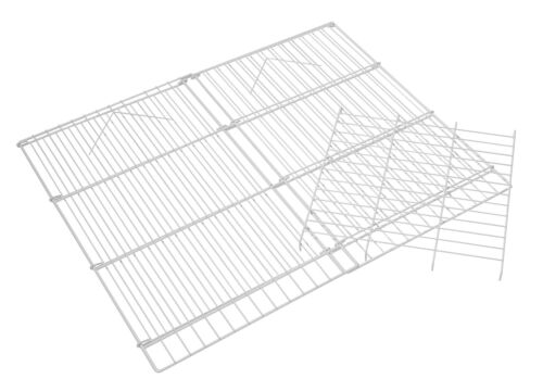 Draht Abfalleimer verstellbares Regal 18" x 18" x 30" H weiß Impuls Verkauf Display - Bild 14 von 18
